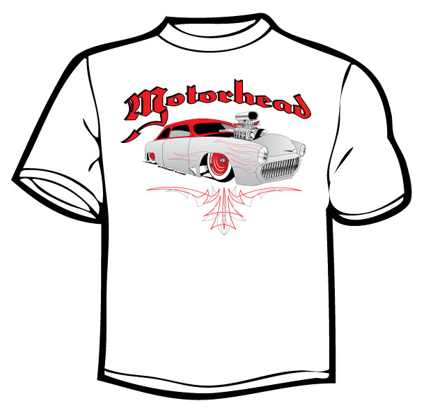Motor head rat rod shirt