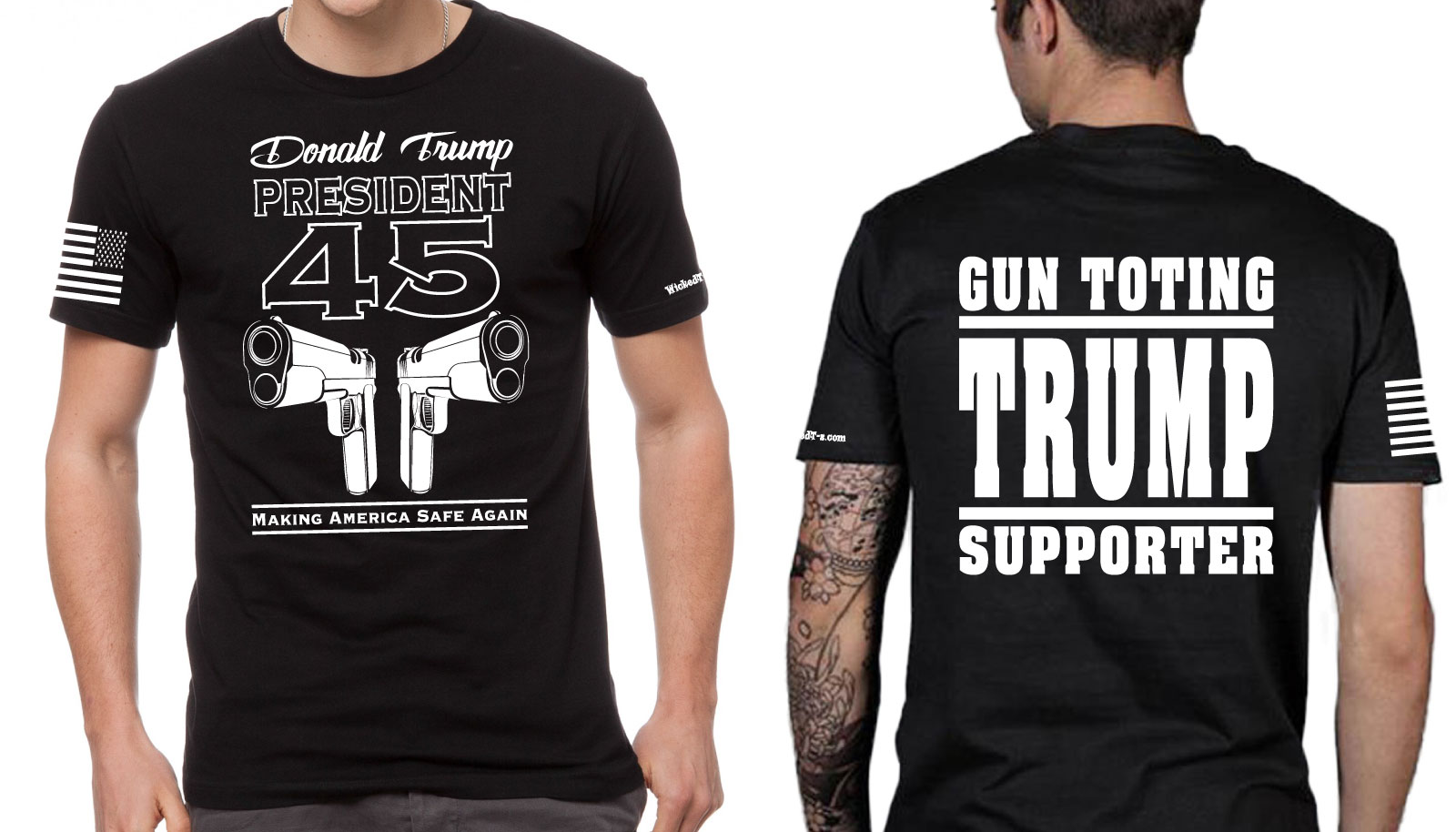 Gun Toting Trump Supporter President 45 Shirt
